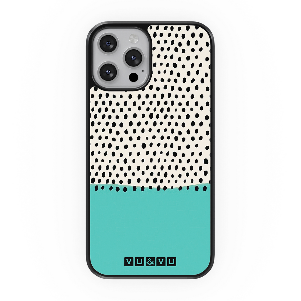 Blue Polka Dots • Phone Case - Protective Cover