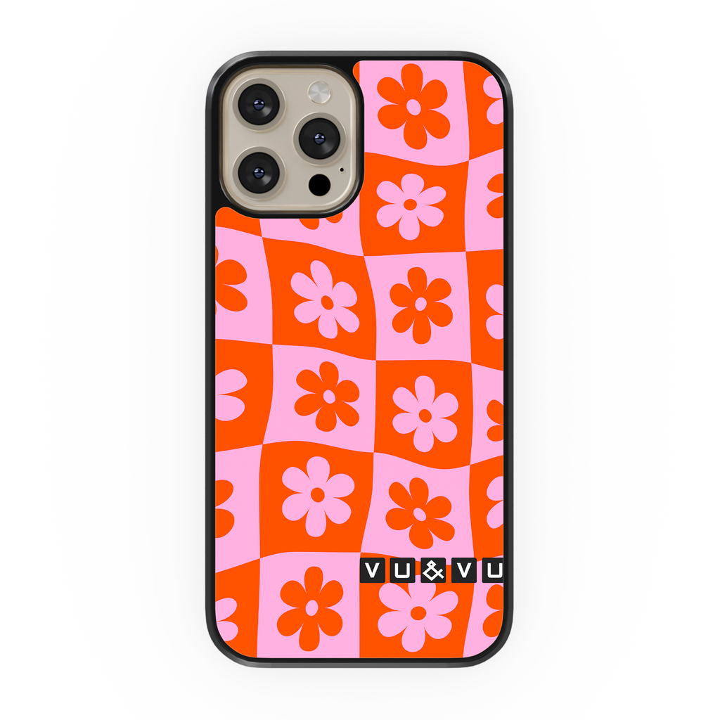 Checkered Warped Pink by Yasmine Patterns · [Collection] Case | Protective Phone Cases & Covers