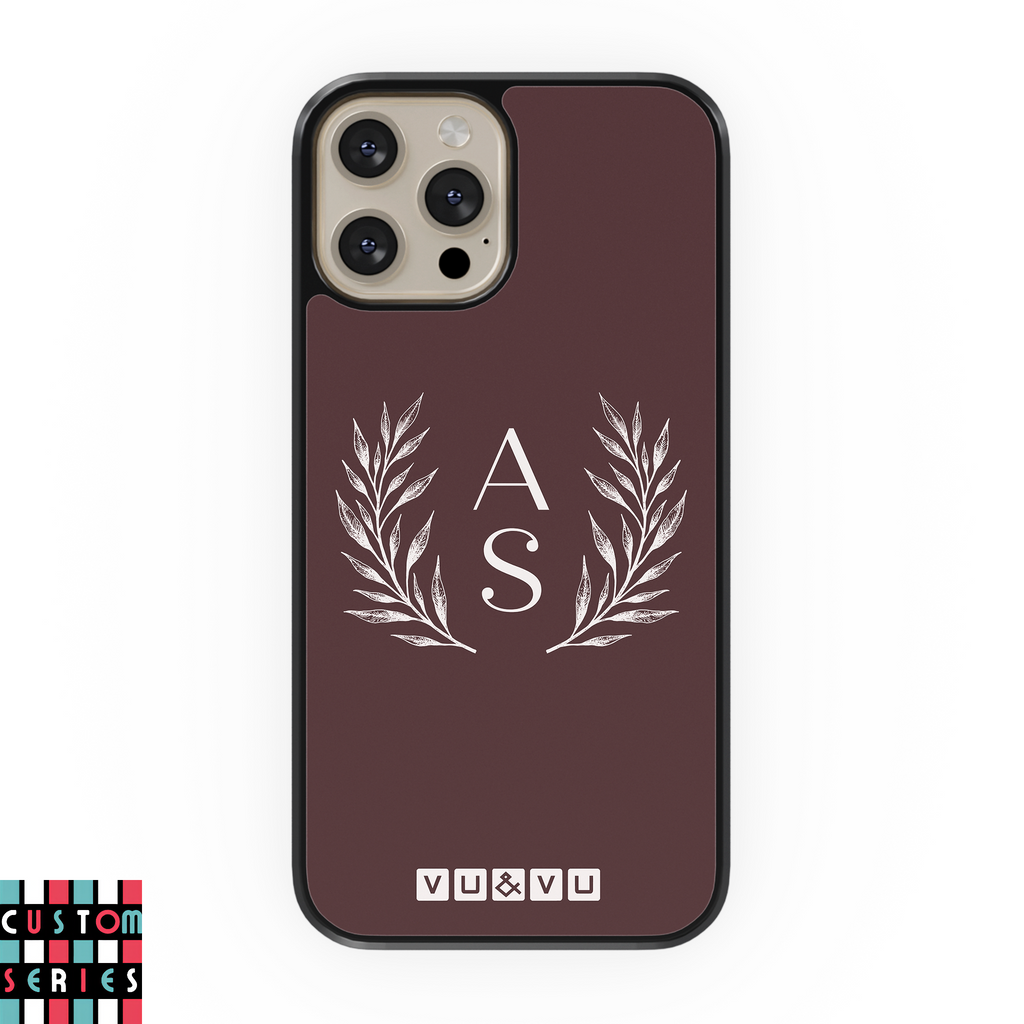 Floral Minimalist Initials • Custom Case - Protective Cover