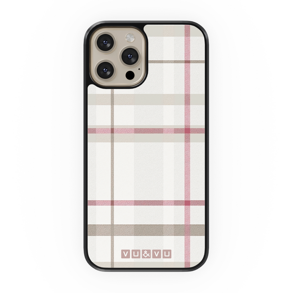Light Tricolor Tartan • Phone Case - Protective Cover