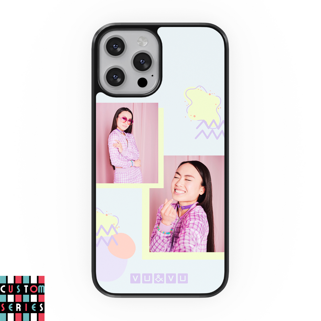 Pastel Two Photos • Custom Case - Protective Cover