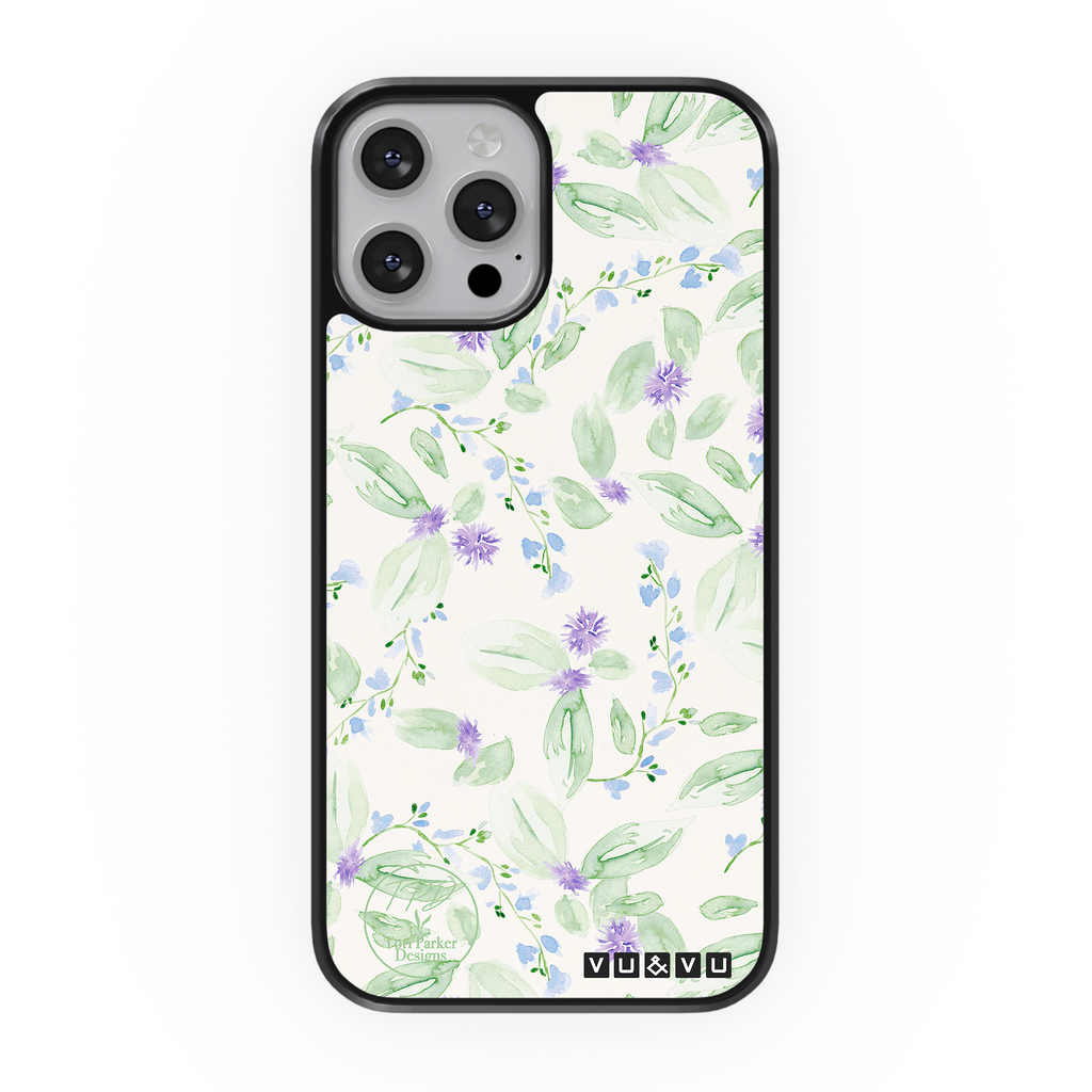 Thistle & Indigo Floral Watercolor by Tori Parker Designs · [Collection] Case | Protective Phone Cases & Covers