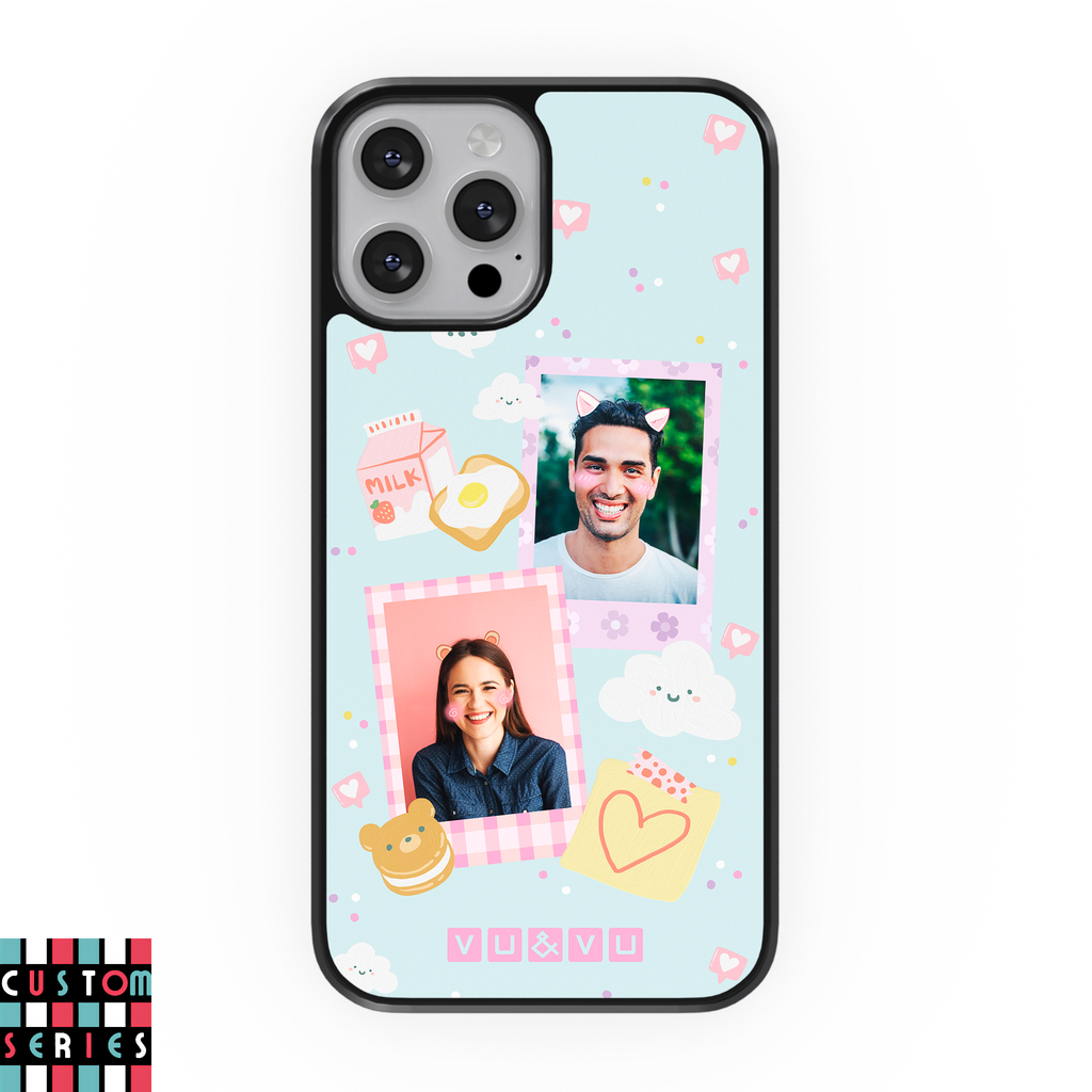 Two Cute Photos • Custom Case - Protective Cover