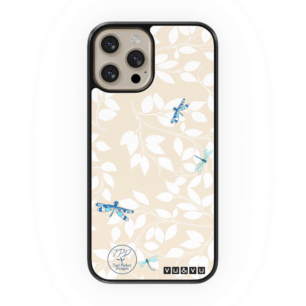 White Vine & Dragonflies by Tori Parker Designs · [Collection] Case | Protective Phone Cases & Covers