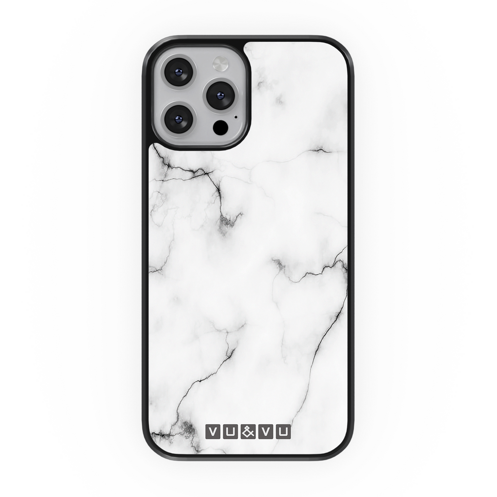 Black Lines Marble • Phone Case - Protective Cover