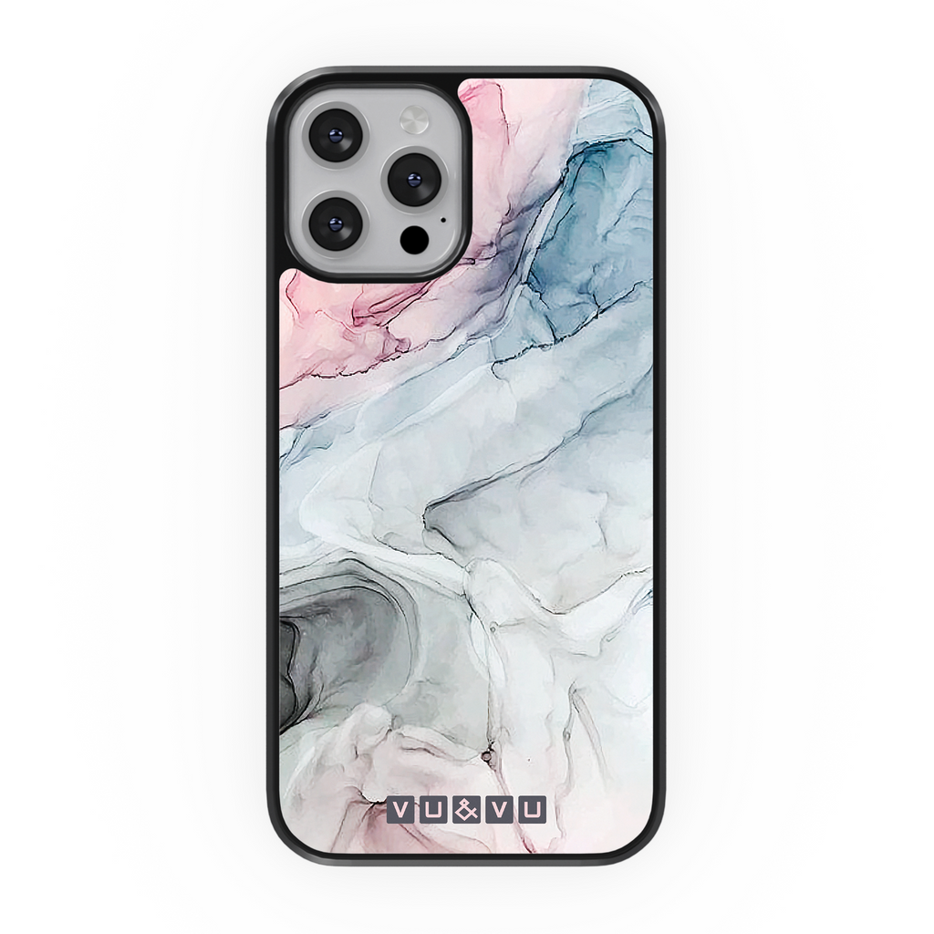 Blue & Pink Marble • Phone Case - Protective Cover