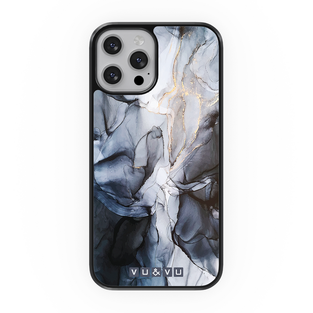 Blue & White Marble • Phone Case - Protective Cover