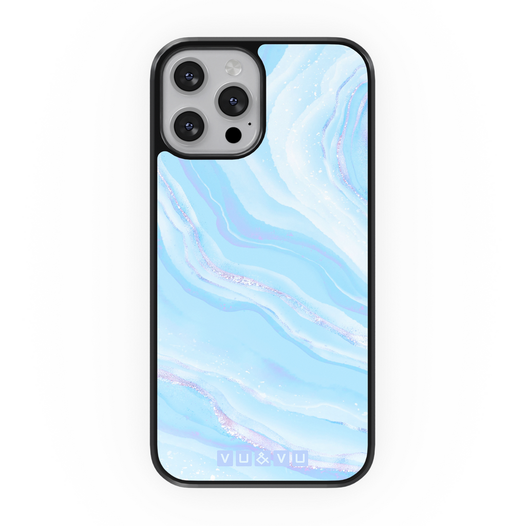 Cyan Marble • Phone Case - Protective Cover