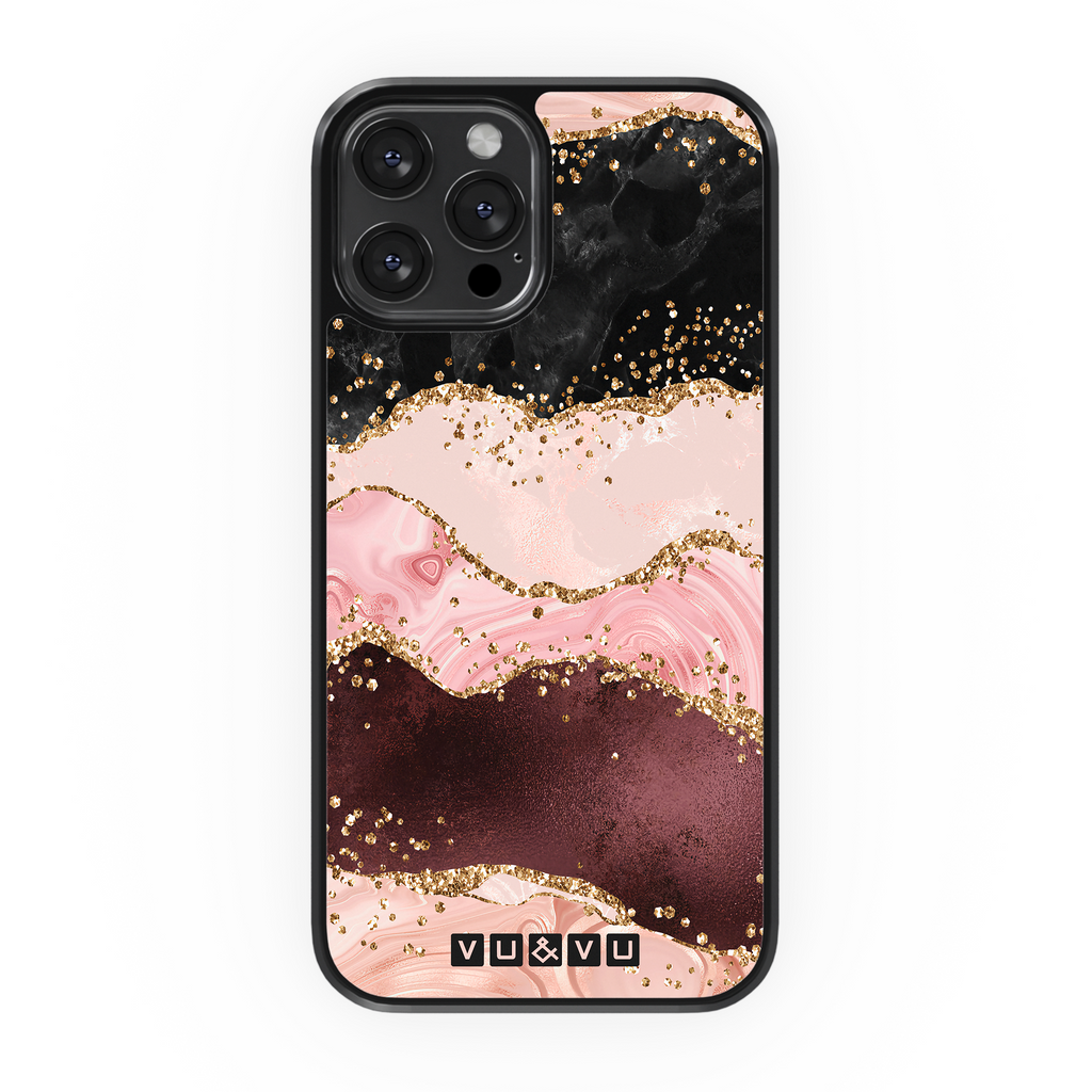 Elegant Pink Marble • Phone Case - Protective Cover