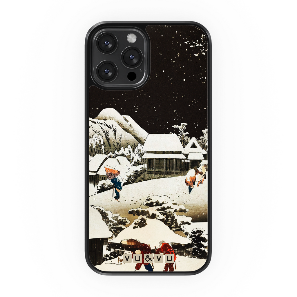 Evening Snow At Kambara • Phone Case - Protective Cover