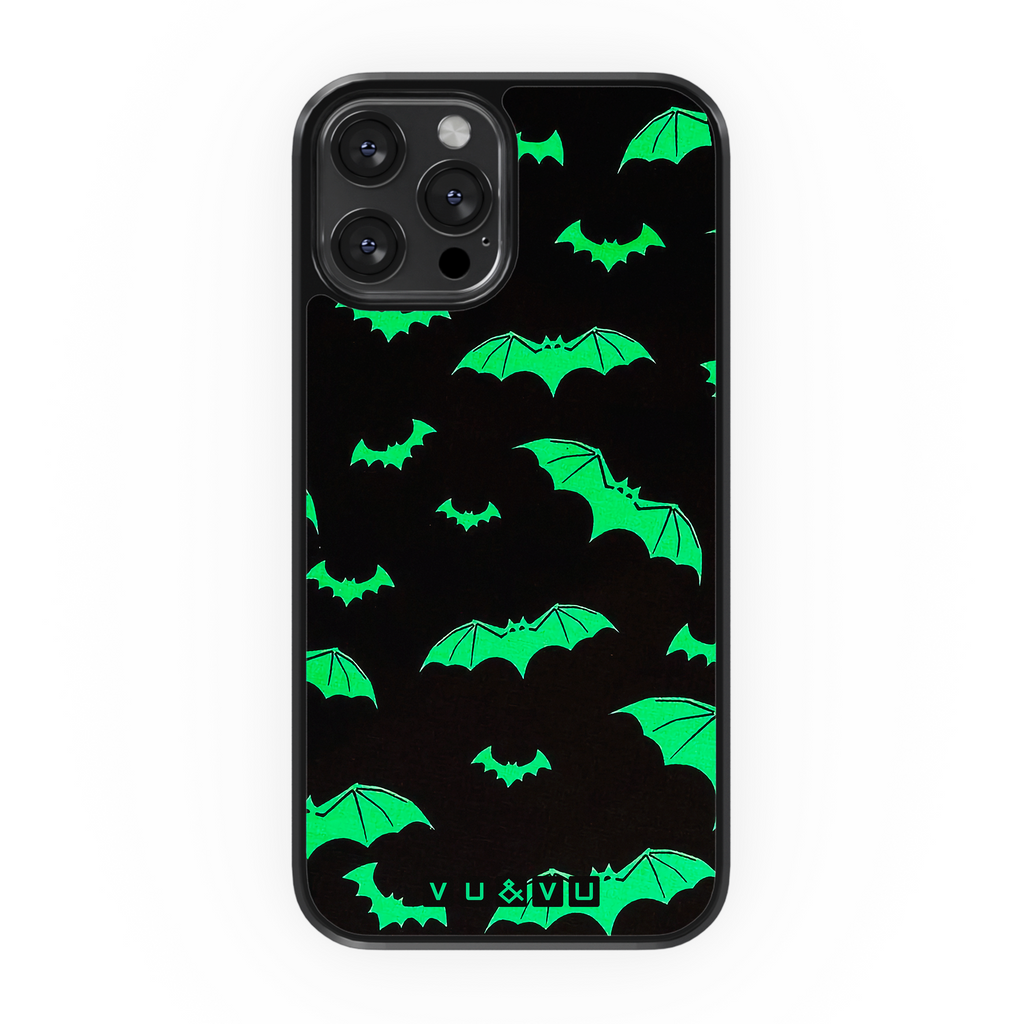 Green Bats • Phone Case - Protective Cover