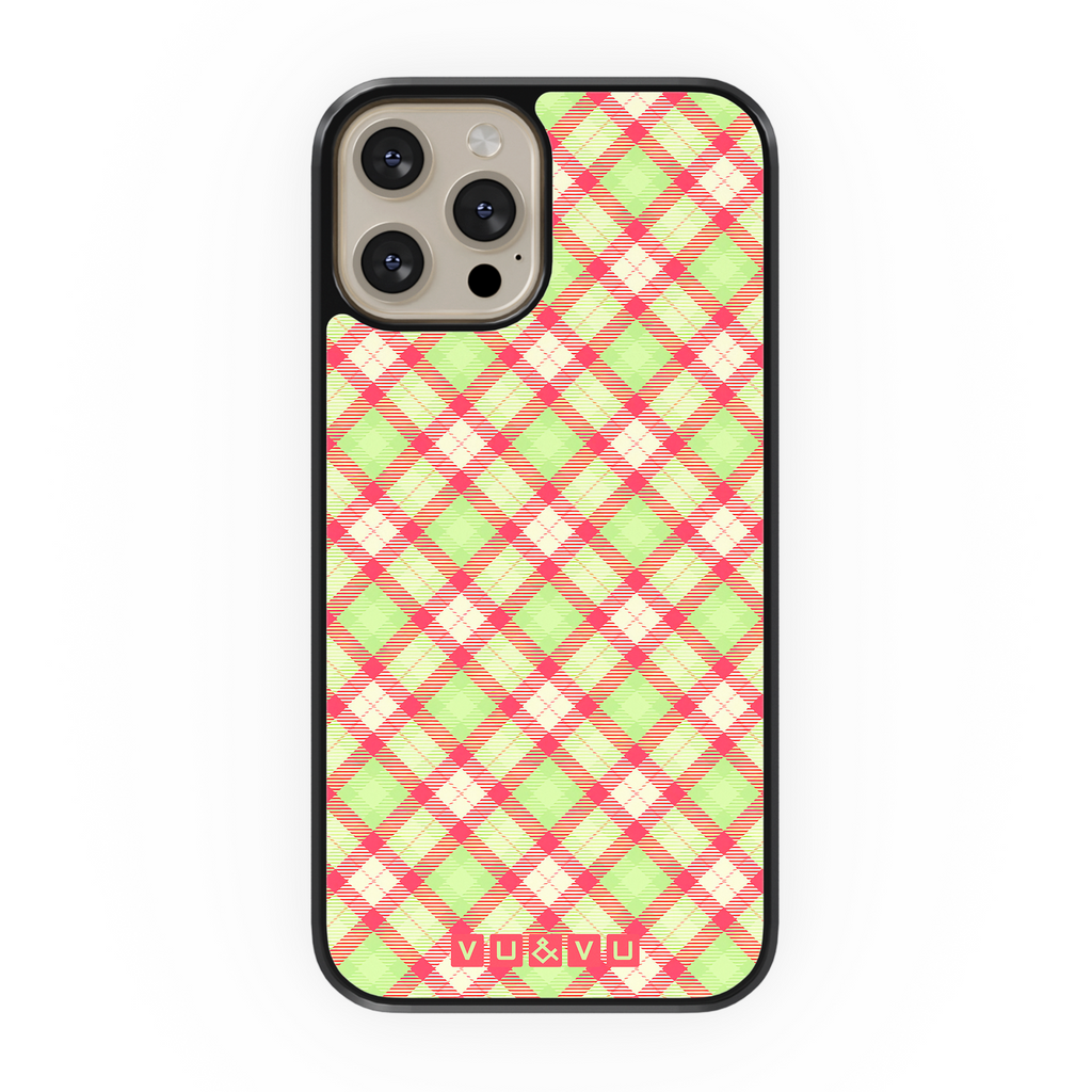 Red & Green Tartan • Phone Case - Protective Cover