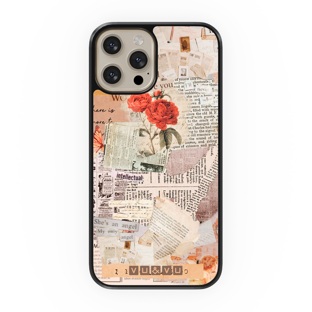 Rose Vintage Collage • Phone Case - Protective Cover