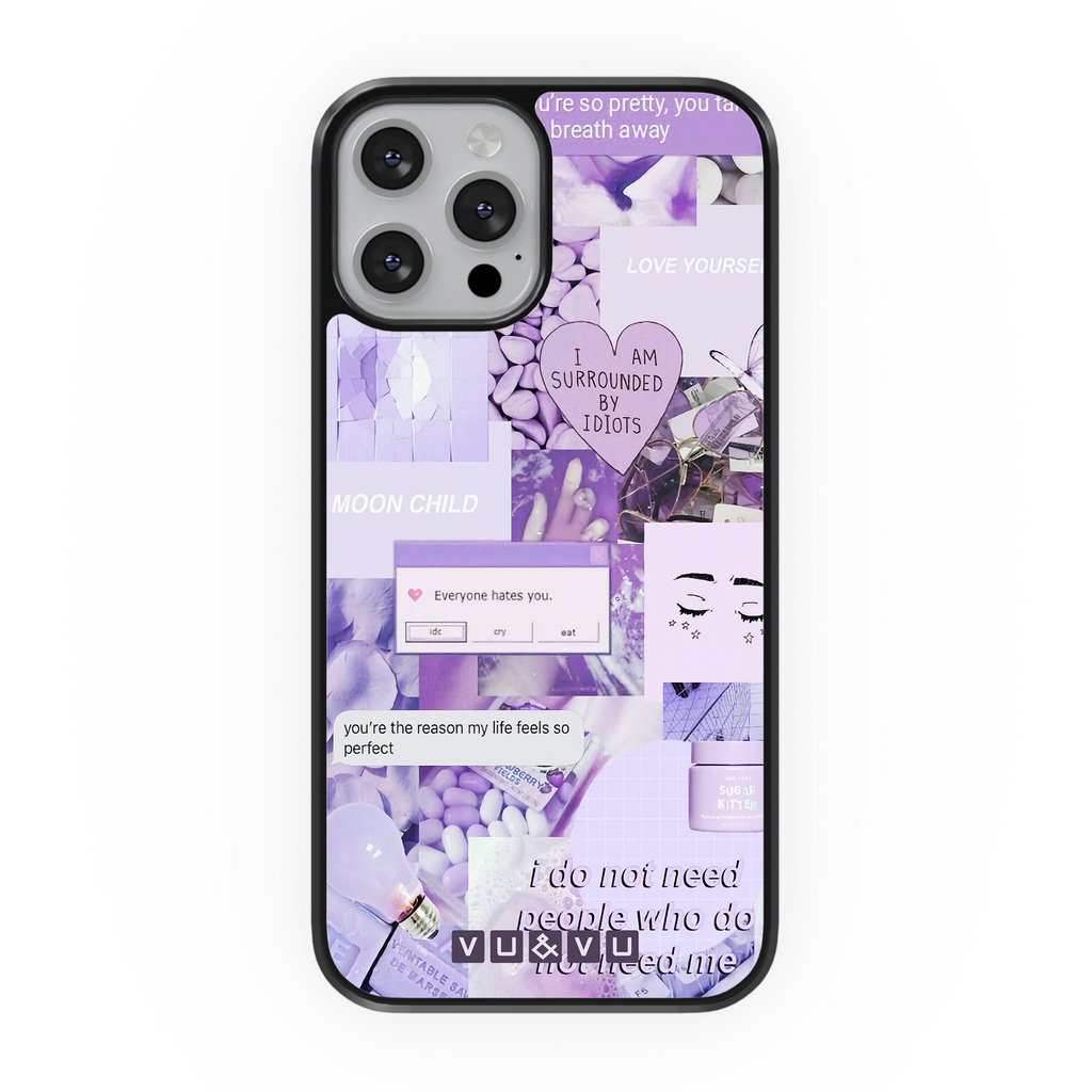 Violet Collage • Phone Case - Protective Cover