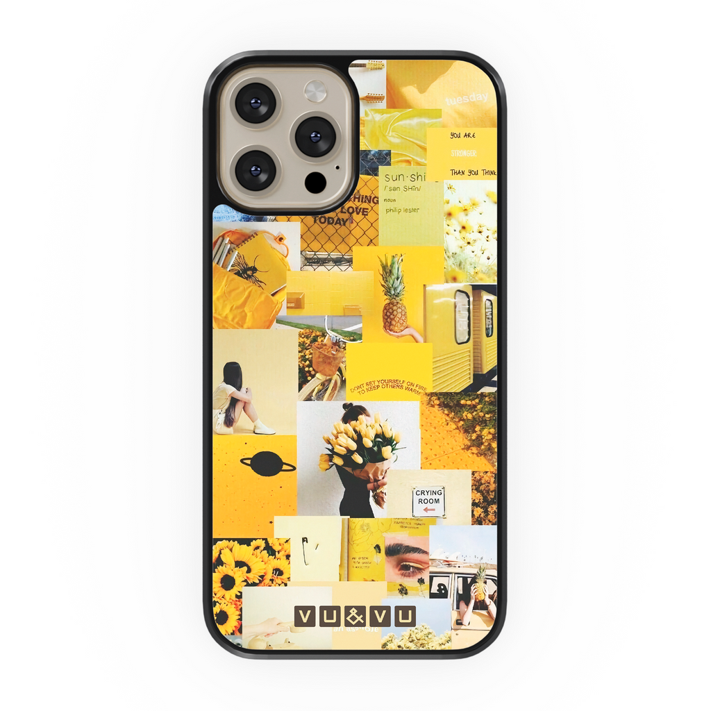 Yellow Collage • Phone Case - Protective Cover